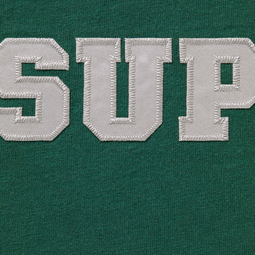 Camisa Supreme Collegiate Appliqué S/S Top FW25 "Dark Green" Verde