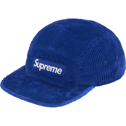 Boné Supreme Corduroy FW25 "Royal" Azul