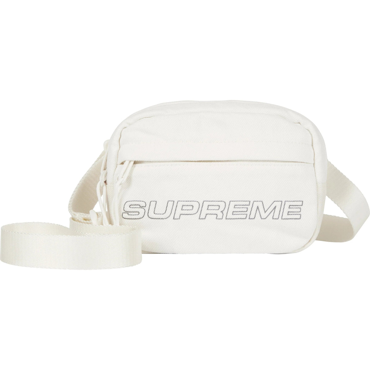 Mini Shoulder Bag Supreme Denim FW 25 Branco