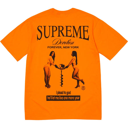 Camiseta Supreme Devotion FW25 "Orange" Laranja