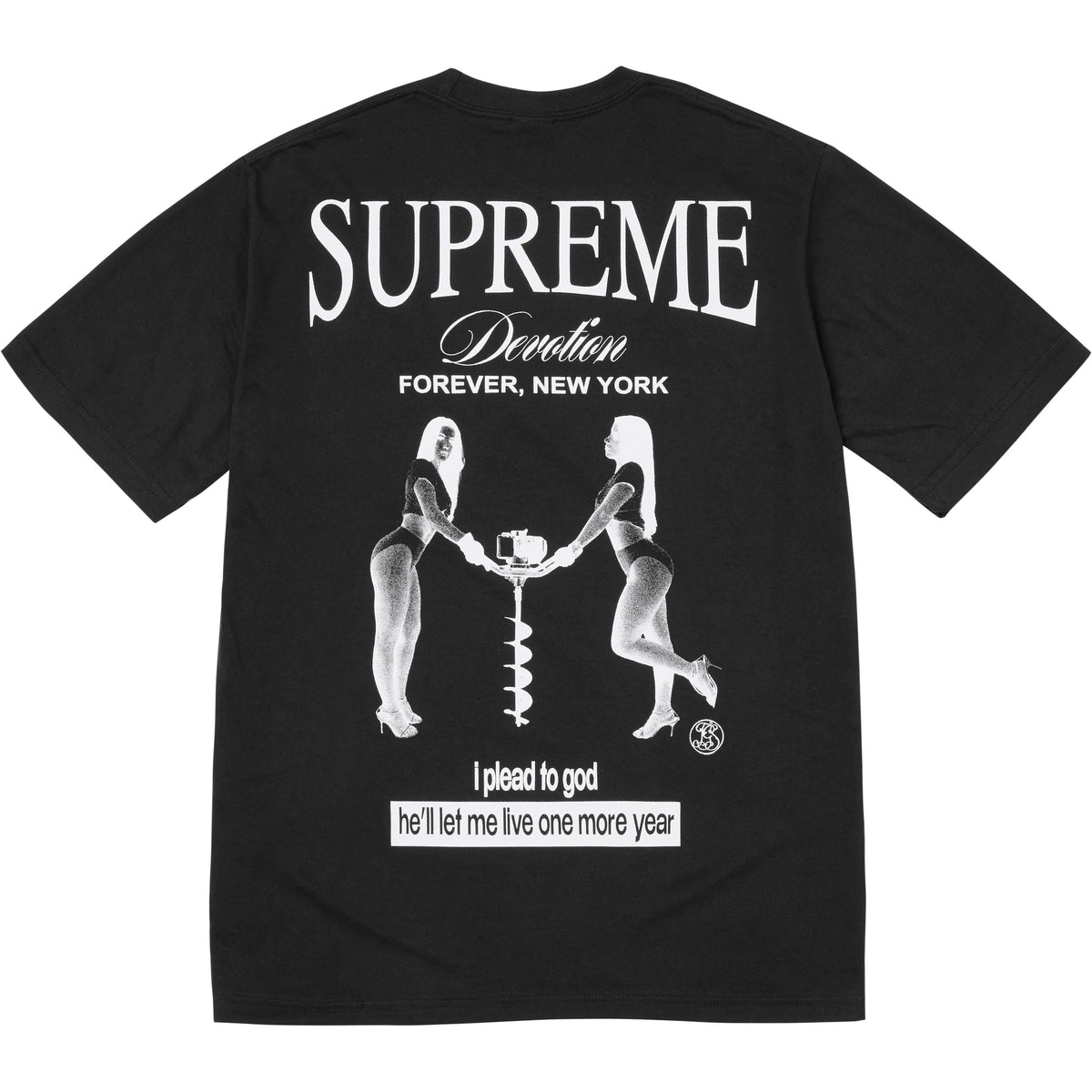 Camiseta Supreme Devotion FW25 "Black" Preto
