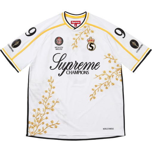 Camisa Supreme Jersey Floral Soccer FW25 "White" Branco