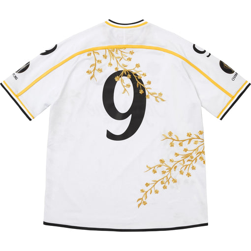 Camisa Supreme Jersey Floral Soccer FW25 "White" Branco