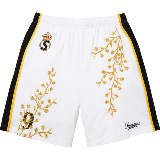 Shorts Supreme Floral Soccer FW25 "White" Branco