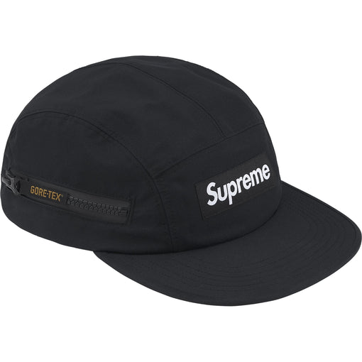 Boné Supreme GORE-TEX Zip Pocket FW25 "Black" Preto