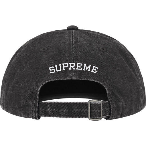 Boné Supreme 6-Panel Italy FW25 "Black" Preto