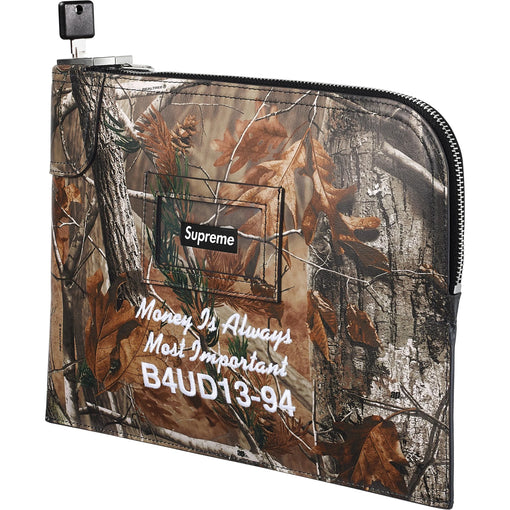 Bolsa Supreme Leather Money FW25 "Realtree AP Camo" Verde