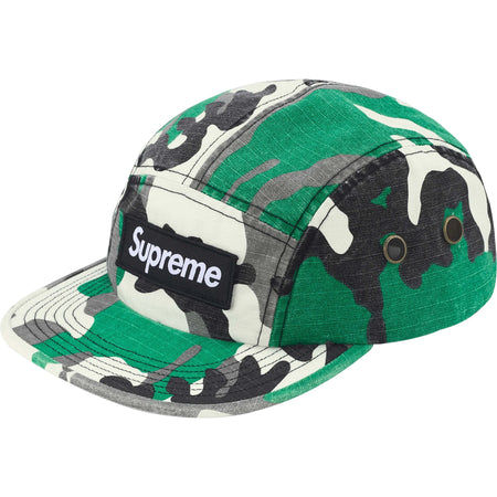 Boné Supreme Military FW25 "Green Camo" Verde