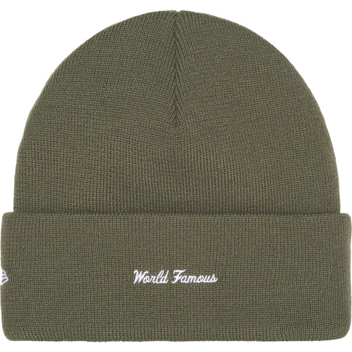 Touca Supreme x New Era Box Logo FW25 "Light Olive" Verde