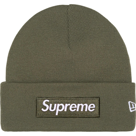 Touca Supreme x New Era Box Logo FW25 "Light Olive" Verde