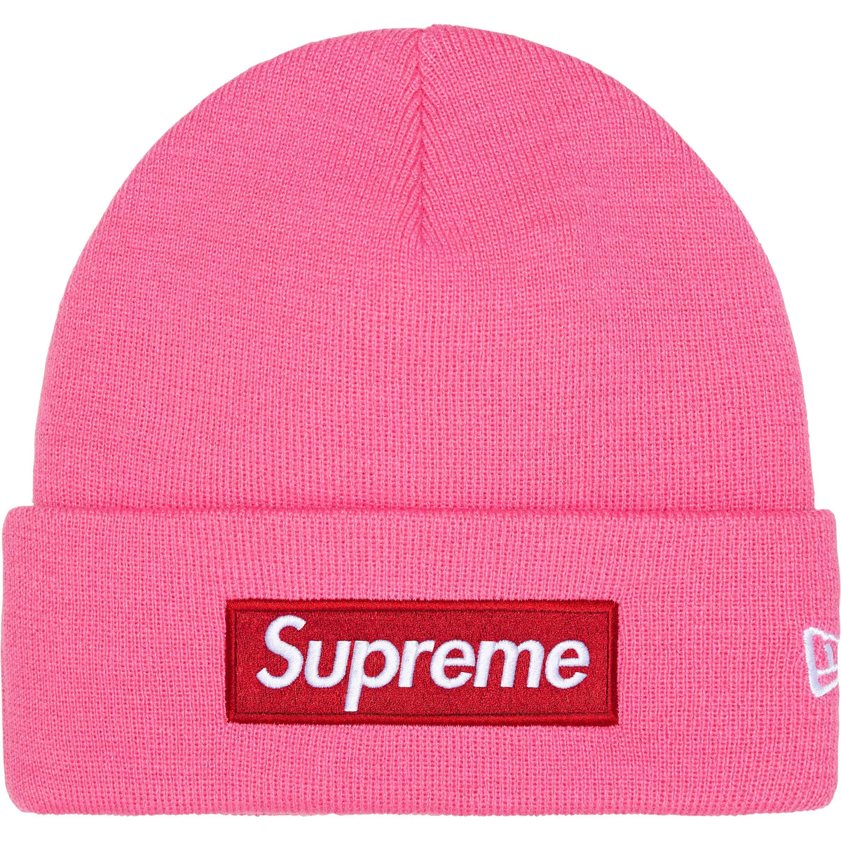 Touca Supreme x New Era Box Logo FW25 "Magenta" Rosa