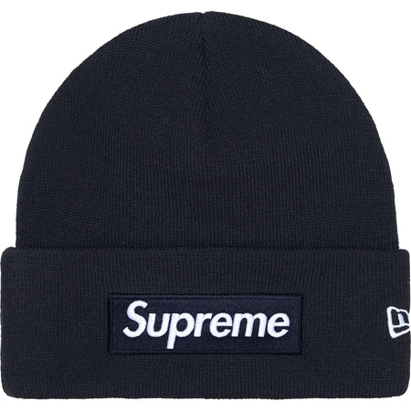 Touca Supreme x New Era Box Logo FW25 "Navy" Azul Marinho