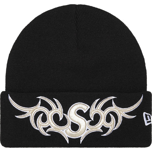 Touca Supreme x New Era Tribal S Logo "Black" Preto