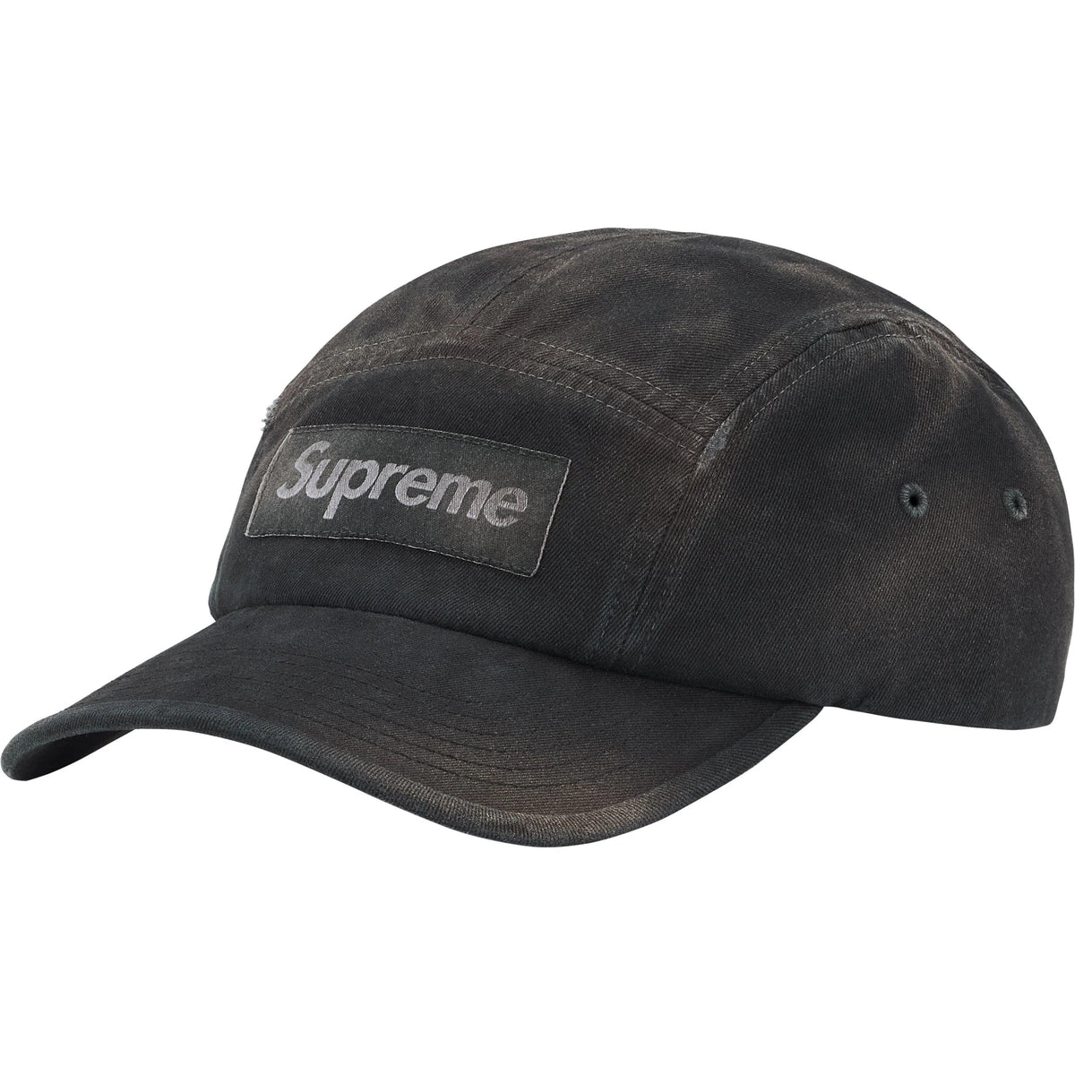 Boné Supreme Overdyed Camp Cap FW 25 Preto