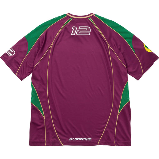 Camisa Jersey Supreme  Piping Soccer FW25 "Raspberry" Vinho