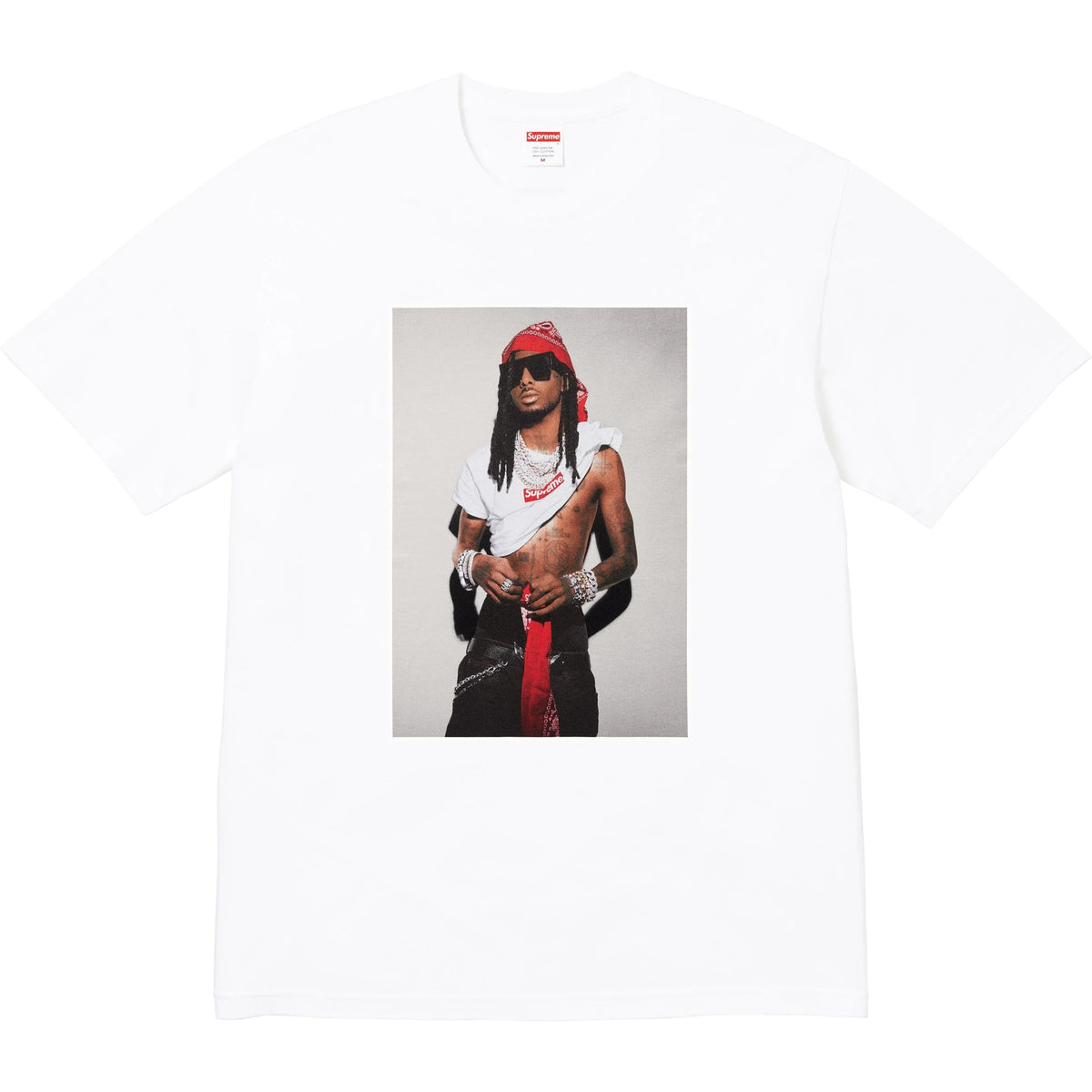 Camiseta Supreme PLAYBOI CARTI Branco