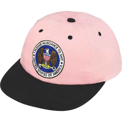 Boné Supreme Pledge Allegiance 6-Panel FW25 "Pink" Rosa