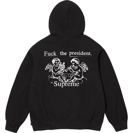 Moletom Supreme President Hooded Sweatshirt FW25 "Black" Preto