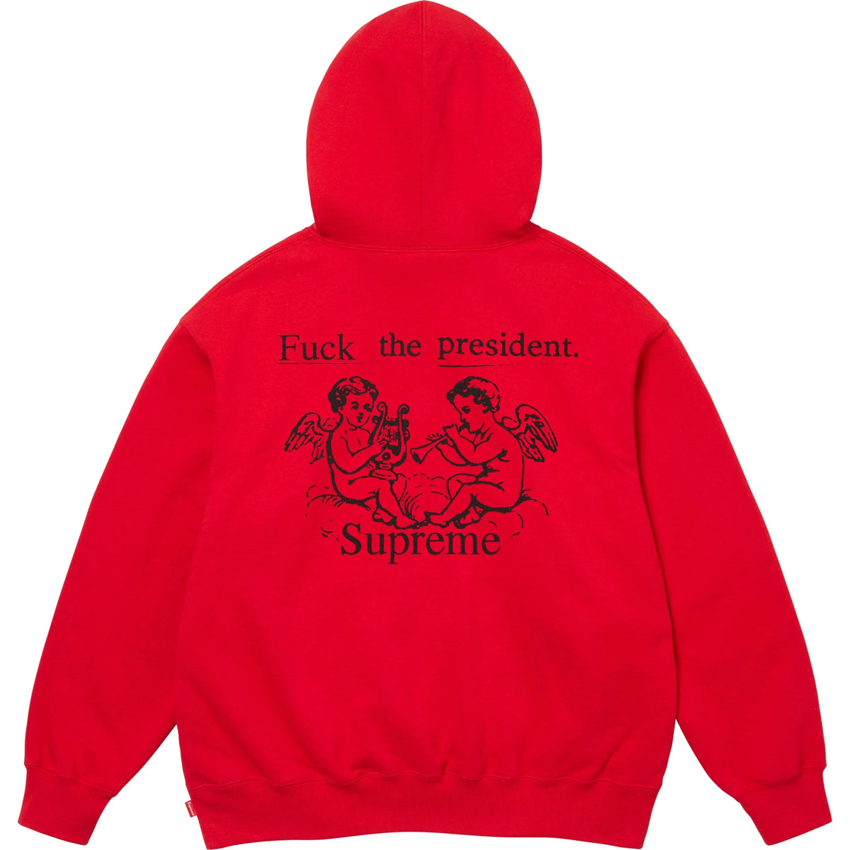 Moletom Supreme President Hooded Sweatshirt FW25 "Red" Vermelho