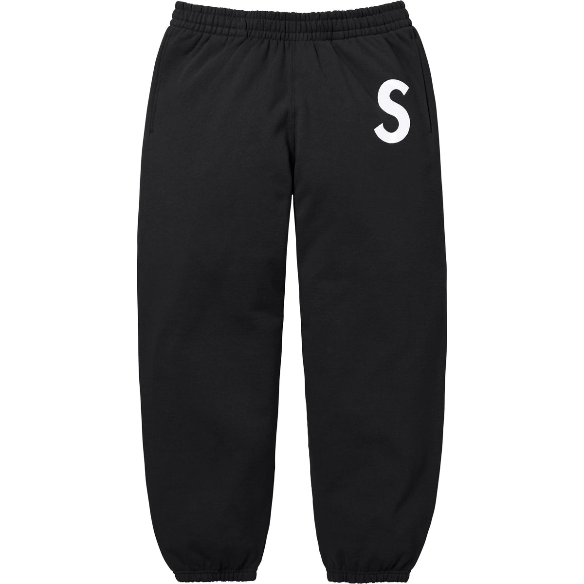 Calça Supreme S Logo Sweatpant FW25 "Black" Preto