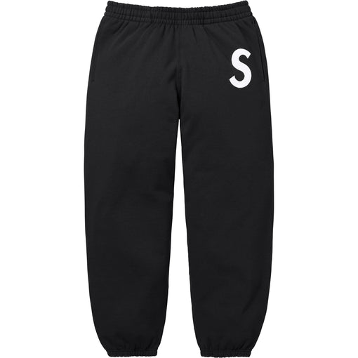 Calça Supreme S Logo Sweatpant FW25 "Black" Preto