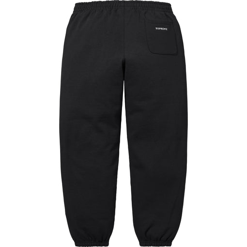Calça Supreme S Logo Sweatpant FW25 "Black" Preto