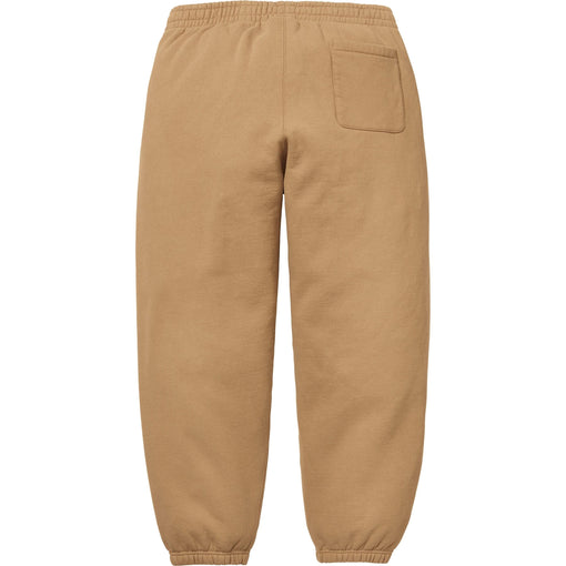 Calça Supreme Satin Appliqué Sweatpant FW25 "Khaki" Bege