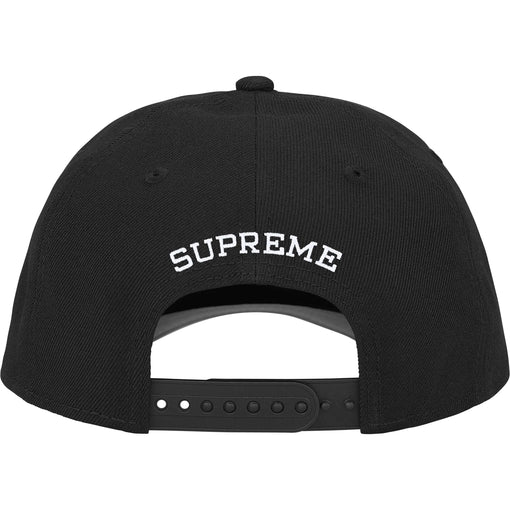 Boné Supreme Sharp Spellout Adjustable New Era FW25 "Black" Preto