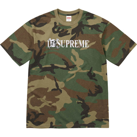 Camiseta Supreme Skull FW25 "Camo" Verde