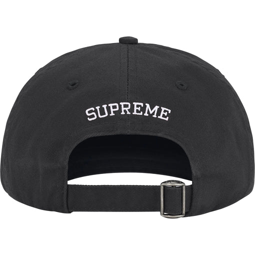 Boné Supreme 6-Panel Splatter FW25 "Black" Preto