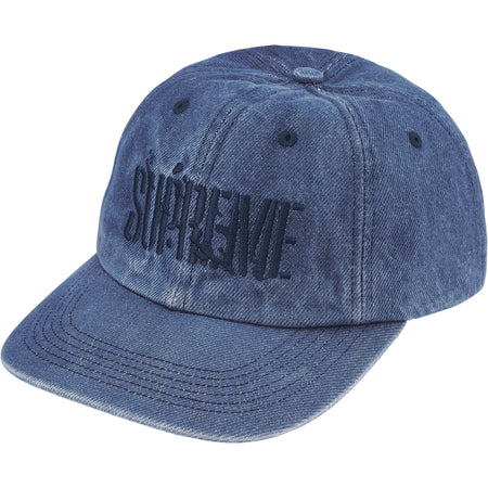 Bonés Supreme Splatter 6-Panel "Denim" Azul