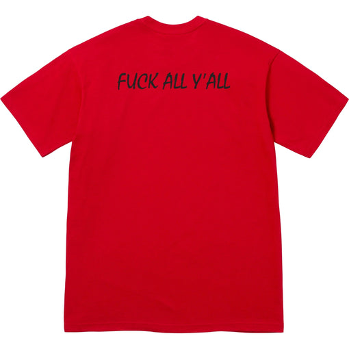 Camiseta Supreme Split FW25 "Red" Vermelho