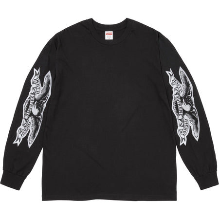 Camiseta Manga Longa Supreme x ANTIHERO Eagle FW25 "Black" Preto