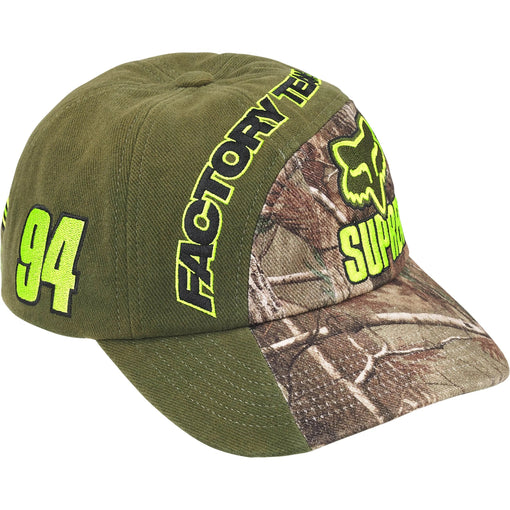 Boné Supreme x Fox Racing 6-Panel  FW25 "Realtree® AP Camo" Marrom/Verde