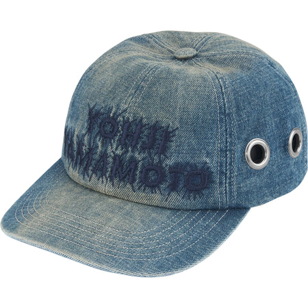 Boné Supreme x Y’s Grommet 6-Panel FW25 "Washed Blue" Azul