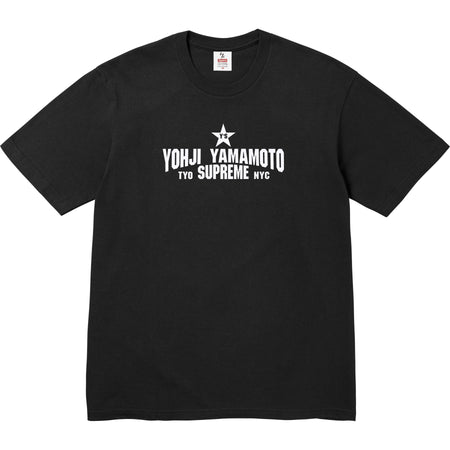 Camiseta Supreme x Y’s Star FW25 "Black" Preto