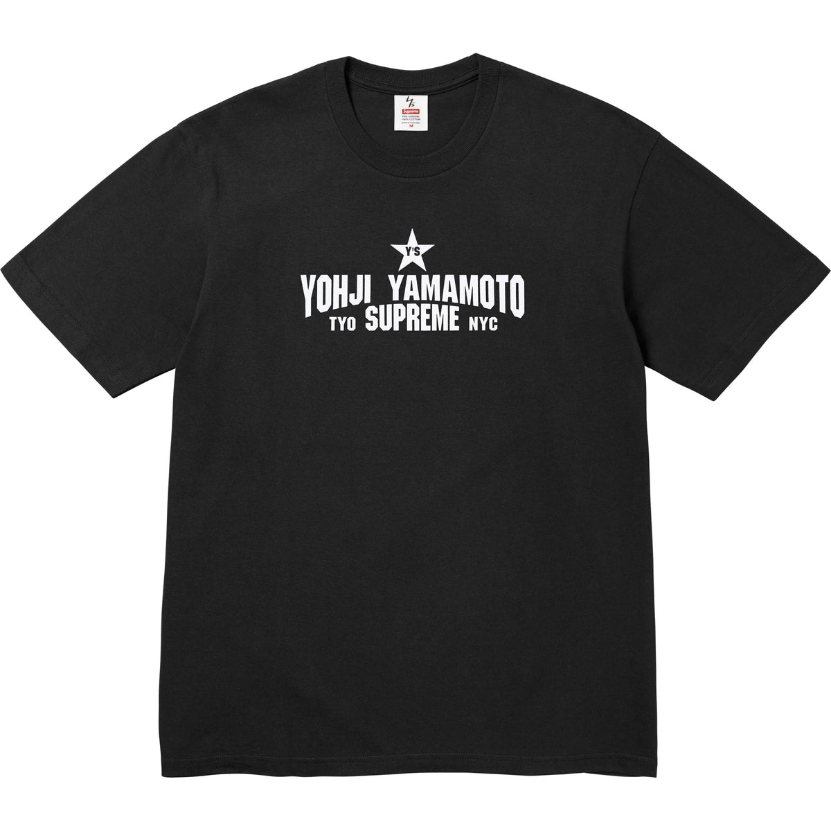 Camiseta Supreme x Y’s Star FW25 "Black" Preto
