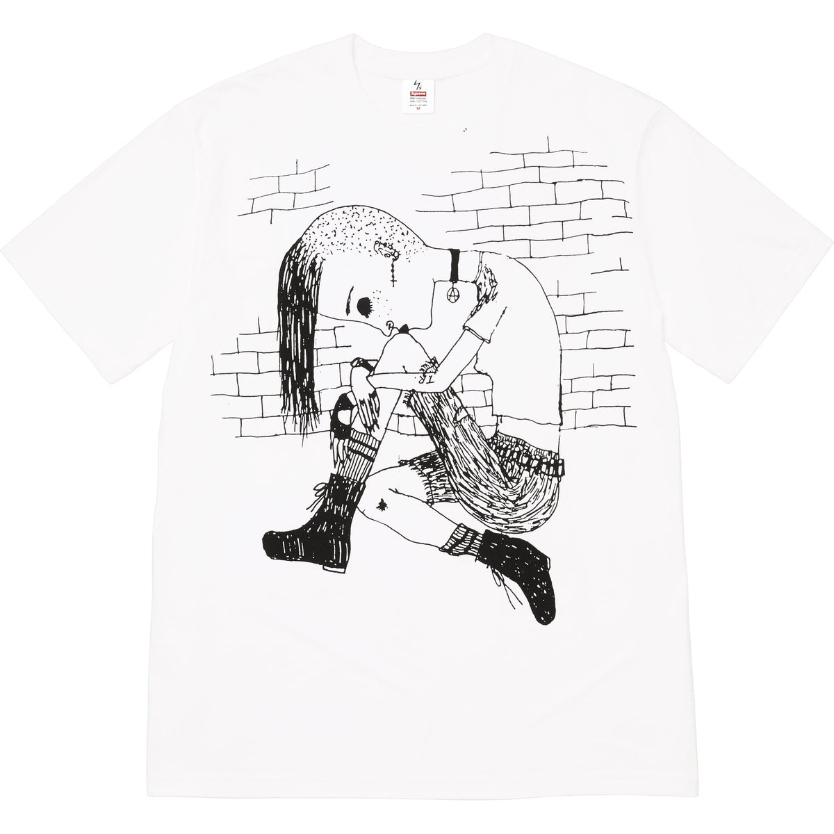 Camiseta Supreme x Y’s Thinker FW25 "White" Branco