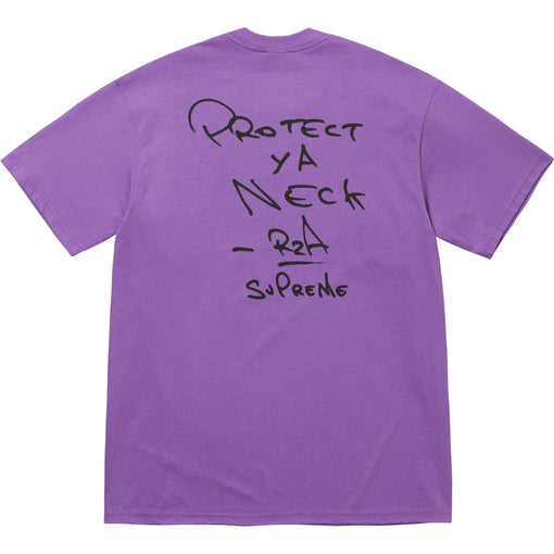 Camiseta Supreme x Wu-Tang Clan RZA "Purple" Roxo