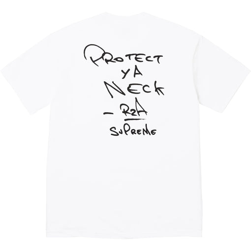 Camiseta Supreme x Wu-Tang Clan RZA "White" Branco