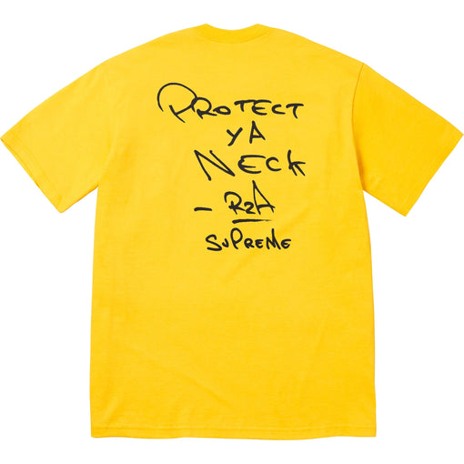 Camiseta Supreme x Wu-Tang Clan RZA "Yellow" Amarelo