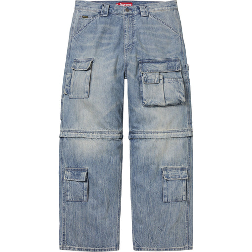 Calça Supreme Zip-Off Utility FW25 "Denim" Azul
