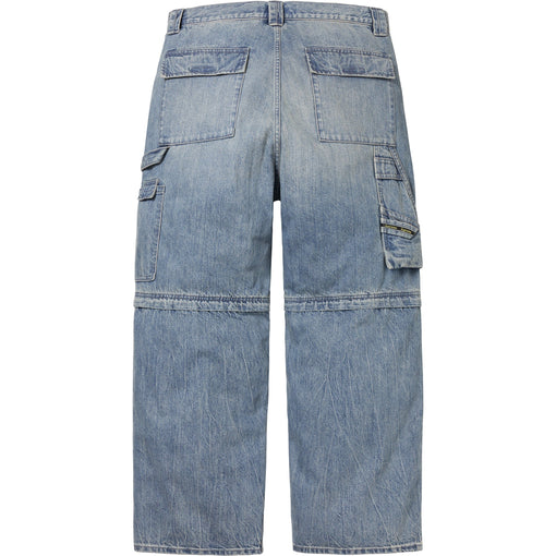 Calça Supreme Zip-Off Utility FW25 "Denim" Azul