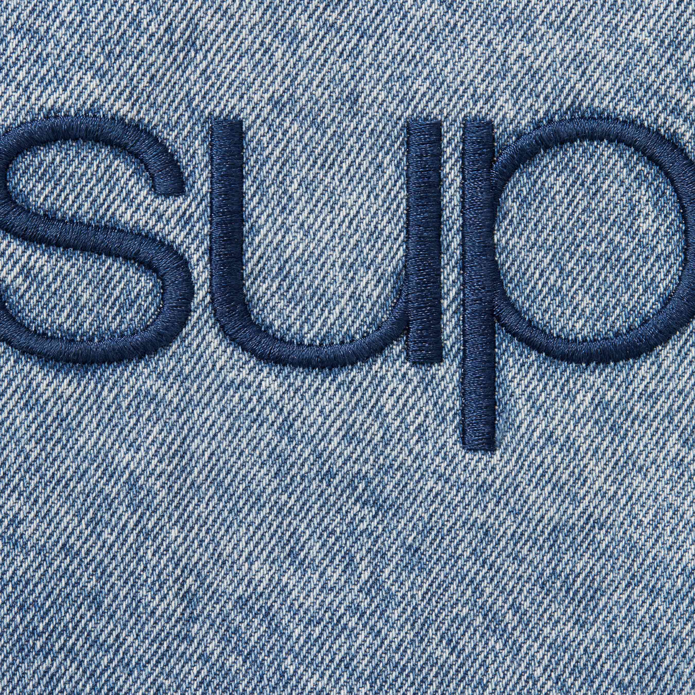 Supreme】Faux Shearling Lined Bomber Jacket☆Denim☆24FW