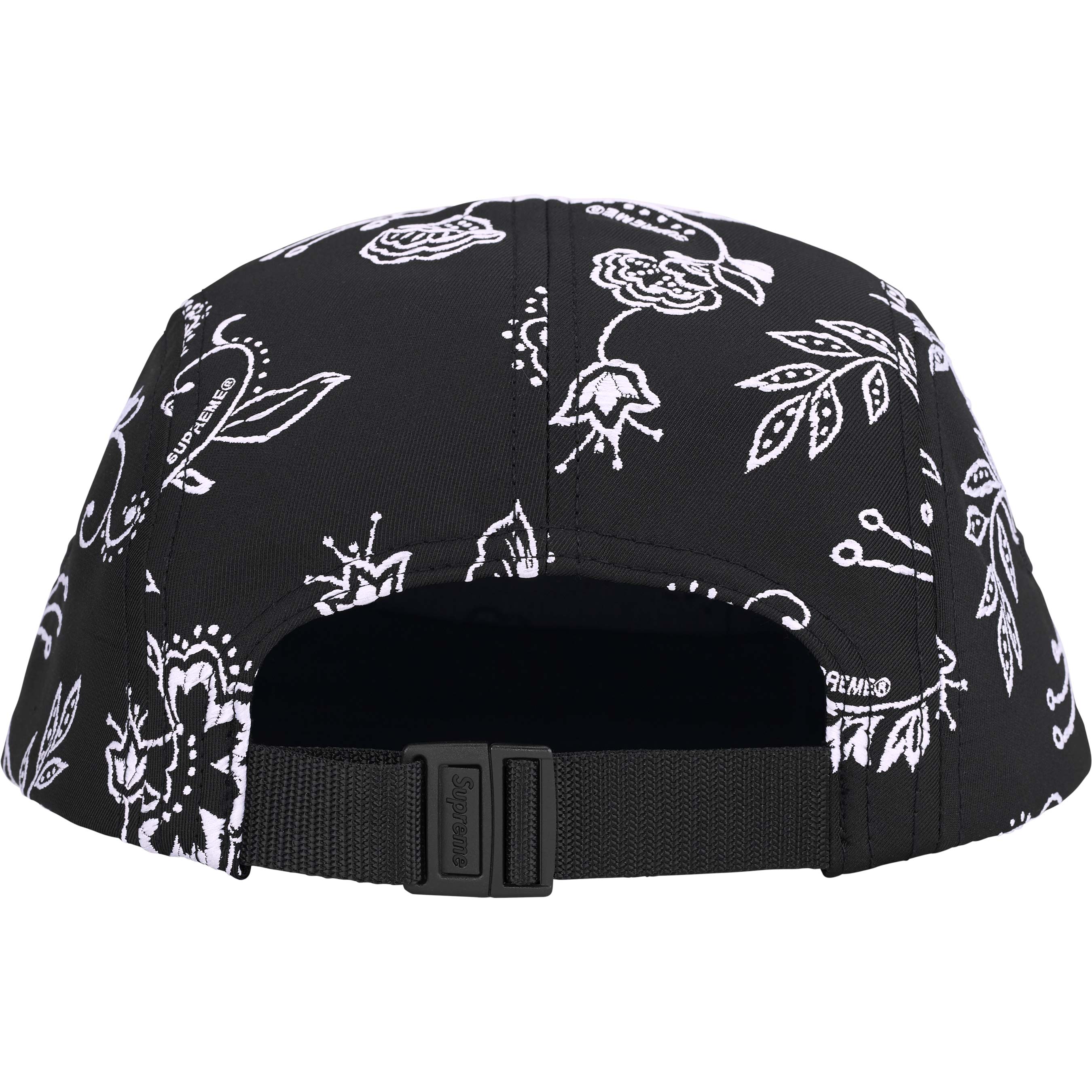 Supreme Floral Jacquard Camp Cap (SS25) - $60