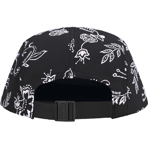 Boné Supreme "Floral Jacquard" Preto