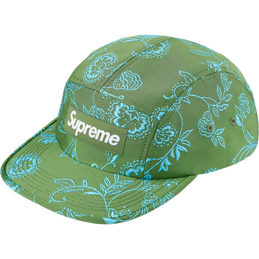 Boné Supreme "Floral Jacquard" Verde