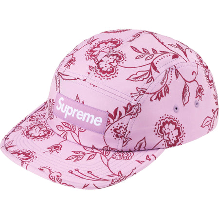 Boné Supreme "Floral Jacquard" Rosa
