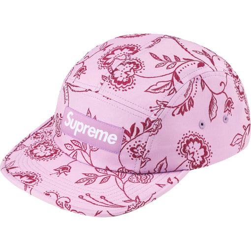 Boné Supreme "Floral Jacquard" Rosa