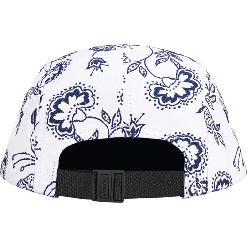 Boné Supreme "Floral Jacquard" Branco